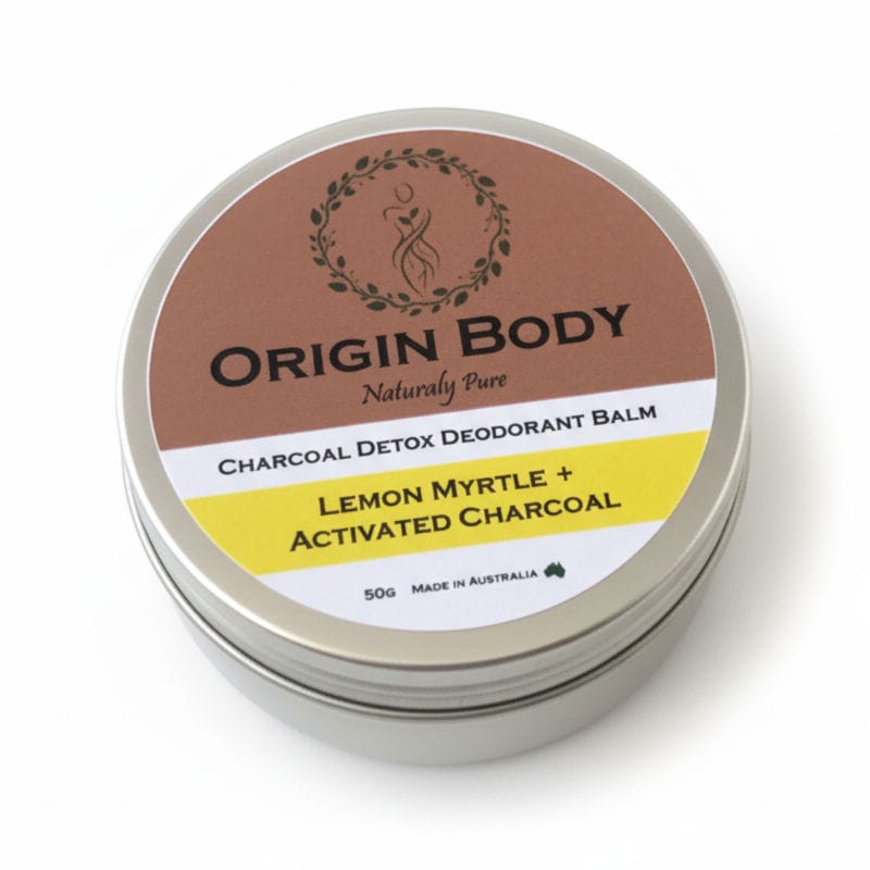 Origin Body - charcoal detox deodorant lemon myrtle - 50g